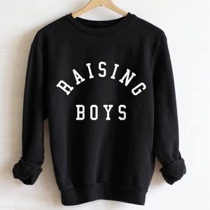 Ford and Wyatt Black Raising Boys Sweater